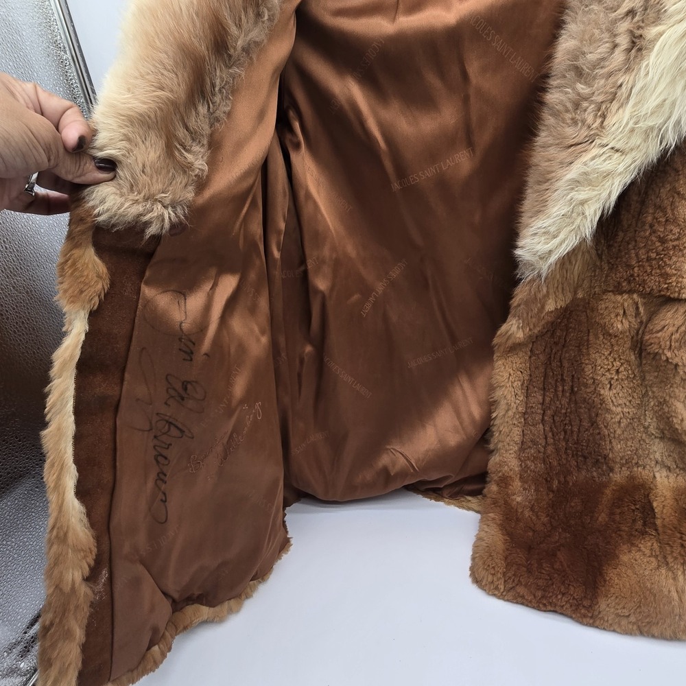 1950s Vintage Fur Coat James Hirsch Jim Ed Brown Autograph Rare Grand Ole Opry - Picture 16 of 16